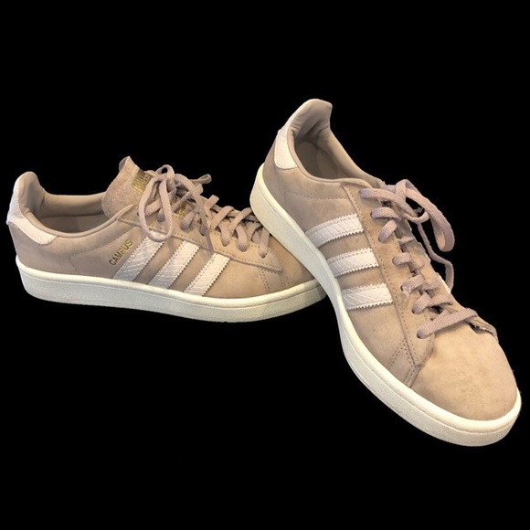 adidas Shoes - Adidas Campus Sneakers Gold writing